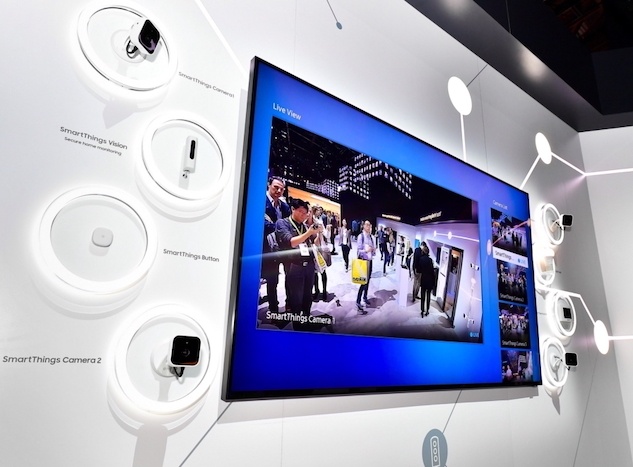 Consumer Electronics Show 2019: Live CCTV Demo in Samsung City